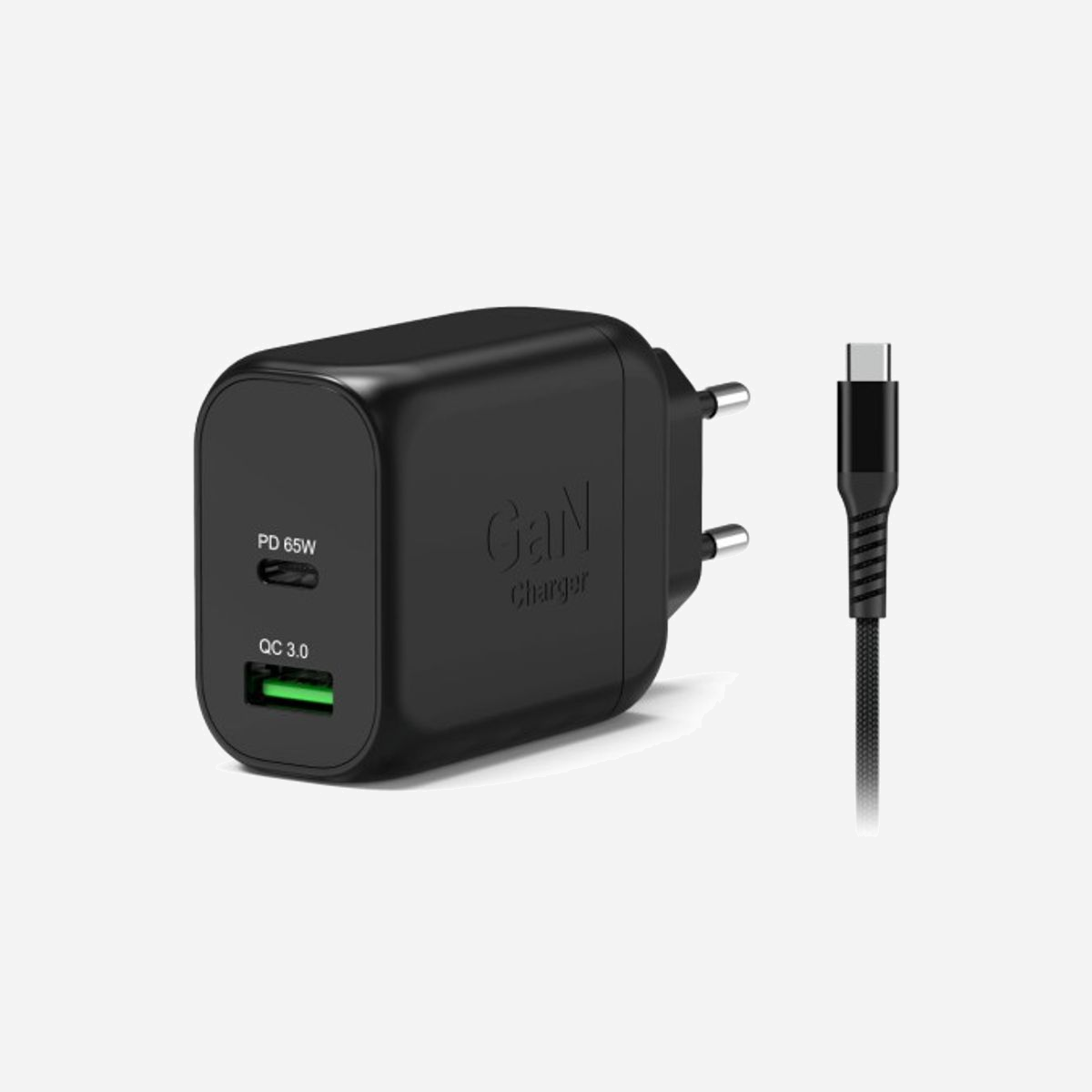 Chargeur Port Designs 902065EPEU universel USB-C 110-240V 20V pour ordinateur portable tablette smartphone noir - Le chargeur universel Port Designs 902065EPEU représente la solution de charge idéale pour les environnements professionnels multi-équipements. Conçu pour répondre aux besoins des utilisateurs mobiles, ce chargeur compact combine puissance et polyvalence dans un format de poche de seulement 175 grammes. Grâce à sa double connectivité USB-C et USB Type-A, ce chargeur permet d'alimenter simultanément deux appareils : un ordinateur portable via le port USB-C délivrant jusqu'à 65W, et un smartphone ou une tablette via le port USB-A offrant 18W avec technologie Quick Charge 3.0. Cette configuration optimise votre espace de travail en réduisant le nombre d'adaptateurs nécessaires. La compatibilité universelle constitue un atout majeur pour les équipes itinérantes. Acceptant une tension d'entrée de 110 à 240V, ce chargeur s'adapte automatiquement aux standards électriques internationaux, éliminant ainsi le besoin d'adaptateurs supplémentaires lors de déplacements professionnels. Les tensions de sortie multiples (5V, 9V, 12V, 15V, 20V) garantissent une charge optimale pour la majorité des équipements du marché. Le boîtier en ABS assure robustesse et durabilité face aux contraintes du transport quotidien. Le câble USB Type-C inclus permet une utilisation immédiate dès réception. Avec ses dimensions compactes (95 x 47 x 28 mm), ce chargeur se glisse facilement dans une sacoche professionnelle. Une solution de charge professionnelle qui simplifie la gestion énergétique de vos équipements nomades tout en réduisant l'encombrement.