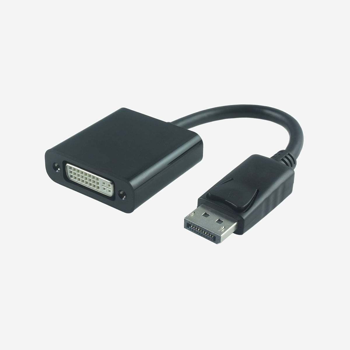 Adaptateur Microconnect DPDVI015 DisplayPort vers DVI-I 0,15m pour moniteur et projecteur noir - L'adaptateur Microconnect DPDVI015 constitue une solution de connectivité professionnelle indispensable pour relier vos équipements DisplayPort à des écrans ou projecteurs équipés d'une entrée DVI-I. Avec ses 15 centimètres de longueur, cet adaptateur compact se positionne idéalement entre votre ordinateur portable, station de travail ou docking station et votre périphérique d'affichage. Conçu pour les environnements professionnels exigeants, cet adaptateur prend en charge la norme DisplayPort 1.2 et offre une résolution Full HD 1920 x 1080 pixels, garantissant une qualité d'image nette pour vos présentations, votre travail bureautique quotidien ou vos sessions de visioconférence. Le support DVI dual-link assure une compatibilité étendue avec différents types d'écrans professionnels. La sécurité de vos contenus est assurée grâce à la compatibilité HDCP 1.4 et 2.2, ainsi qu'au DPCP, permettant la diffusion de contenus protégés en toute conformité. Le taux de transfert de 10,2 Gbit/s et la bande passante de 225 MHz garantissent une transmission fluide et stable du signal vidéo. Les connecteurs plaqués nickel et la conception Plug and Play facilitent l'installation : aucun pilote requis, il suffit de brancher l'adaptateur pour étendre immédiatement votre espace de travail ou dupliquer votre affichage. Le câble en cuivre AWG 28 assure une transmission fiable du signal. Pesant seulement 10 grammes, cet adaptateur noir discret s'intègre parfaitement dans votre environnement de travail et se transporte aisément pour vos déplacements professionnels ou installations temporaires en salle de réunion.