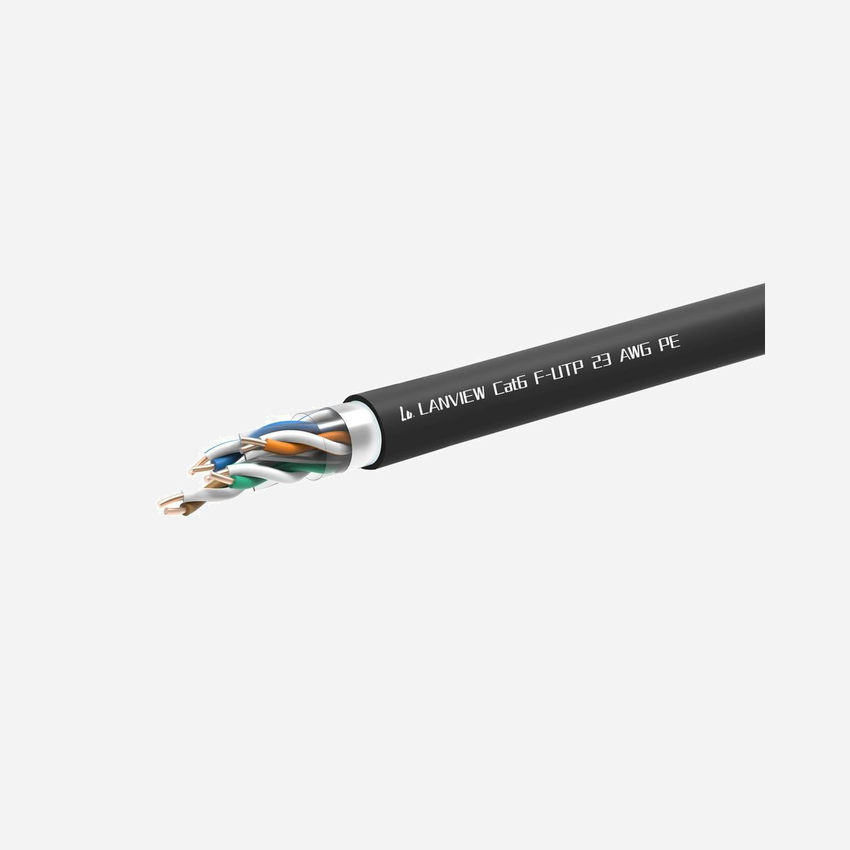 Câble réseau Lanview Cat6 F/UTP 305m noir pour transmission données haute vitesse systèmes structurés - Le câble réseau Lanview Cat6 F/UTP LVN-CAT6PE-FUTP-305M constitue la solution idéale pour déployer des infrastructures de câblage structuré performantes et durables. Conditionné en bobine de 305 mètres, ce câble professionnel répond aux exigences des installations réseau d'entreprise, des datacenters et des environnements industriels. Conçu selon la norme Cat6, ce câble garantit des débits jusqu'à 10 Gbit/s, assurant une transmission de données haute vitesse parfaitement adaptée aux réseaux modernes. Son blindage F/UTP offre une protection efficace contre les interférences électromagnétiques, préservant l'intégrité du signal même dans des environnements électriquement chargés. La construction en cuivre AWG 23 assure une excellente conductivité et une fiabilité à long terme. Le revêtement en polyéthylène de classe Fca confère au câble une résistance remarquable aux conditions extérieures, autorisant son utilisation en environnement outdoor comme indoor. Cette polyvalence simplifie considérablement la planification des projets d'infrastructure. Le conditionnement en bobine de 305 mètres optimise vos chantiers en réduisant le nombre de jonctions nécessaires, limitant ainsi les points de défaillance potentiels et accélérant les temps d'installation. Format particulièrement apprécié des installateurs professionnels pour équiper bureaux, bâtiments tertiaires ou sites industriels. Certifié RoHS et REACH, ce câble Lanview répond aux normes environnementales européennes les plus strictes, garantissant votre conformité réglementaire. Un choix technique rationnel pour bâtir des réseaux performants et pérennes.