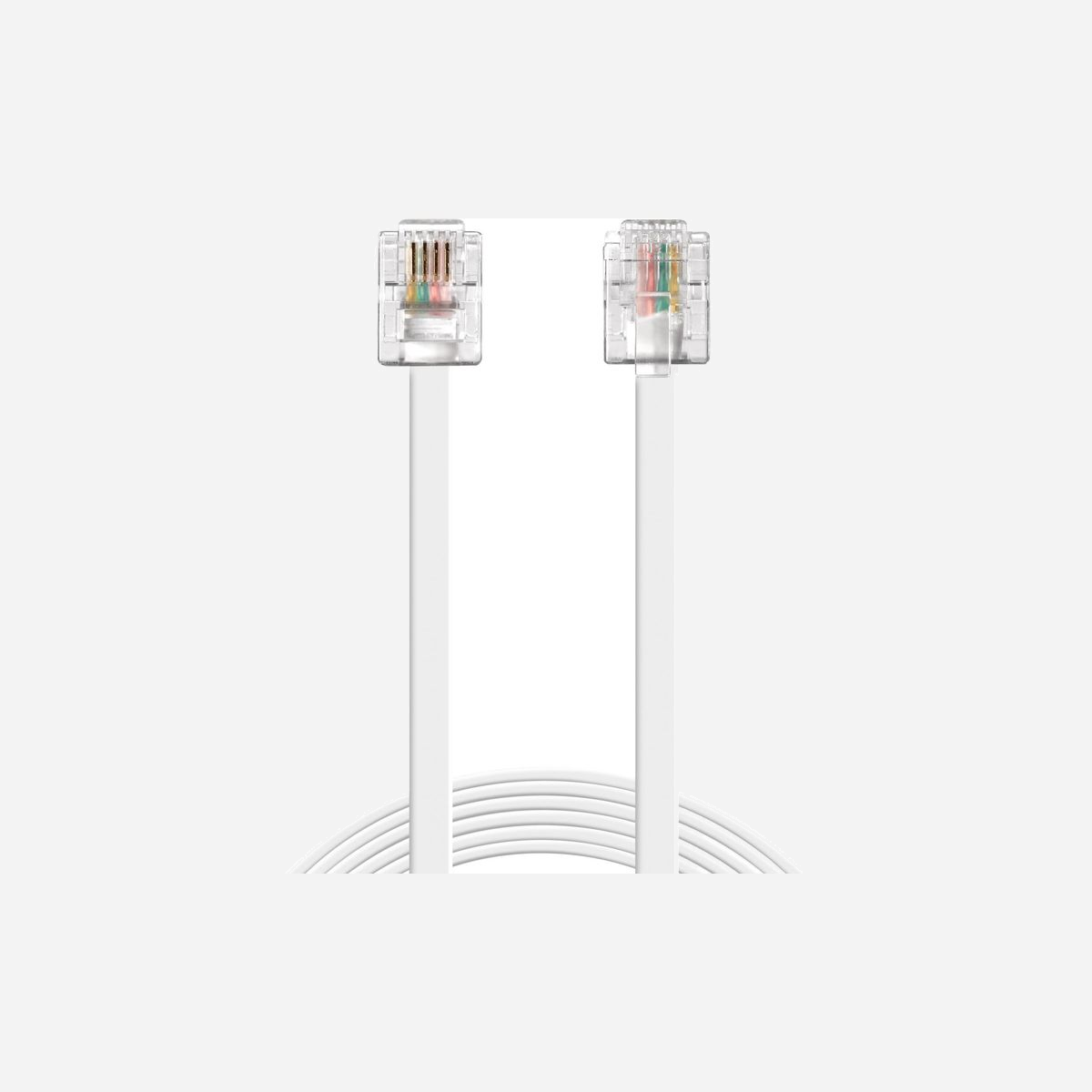 Câble téléphonique Sandberg RJ11 mâle vers RJ11 mâle 5 mètres pour connexion téléphone analogique - Le câble téléphonique Sandberg RJ11 502-52 constitue une solution fiable pour raccorder vos équipements de téléphonie analogique. Avec ses connecteurs RJ11 mâles aux deux extrémités, ce câble assure une connexion directe entre votre téléphone et la prise murale, garantissant une transmission optimale du signal vocal. Sa longueur de 5 mètres offre une flexibilité d'installation appréciable dans les environnements professionnels. Vous pouvez positionner votre poste téléphonique à distance de la prise murale, facilitant l'aménagement de votre espace de travail selon vos contraintes d'organisation. La conception Sandberg privilégie la durabilité et la qualité de transmission. Le câble blanc s'intègre discrètement dans tous les environnements de bureau, tandis que sa construction robuste résiste à l'usage quotidien intensif des environnements professionnels. Ce câble répond aux besoins des entreprises maintenant des installations de téléphonie fixe analogique : standards téléphoniques, postes individuels, systèmes de téléconférence ou équipements de fax. Son format standardisé RJ11 garantit une compatibilité universelle avec l'ensemble des équipements du marché. Avec un poids de seulement 51 grammes, ce câble se manipule et s'installe aisément. La marque Sandberg, reconnue pour ses accessoires de connectivité, assure un produit conforme aux standards de l'industrie, permettant une intégration sans difficulté dans votre infrastructure existante.