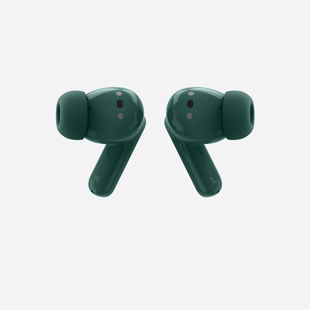 Écouteurs Motorola Moto Buds Bass TWS Bluetooth avec ANC dynamique Hi-Res Audio 3 micros IPX4 vert - Les Motorola Moto Buds Bass TWS redéfinissent l'expérience d'écoute nomade pour les professionnels exigeants et les passionnés de musique. Certifiés Hi-Res Audio, ces écouteurs True Wireless intègrent un haut-parleur dynamique de 1,24 cm spécialement calibré pour restituer des basses profondes et percutantes, transformant chaque session d'écoute en une expérience immersive. La suppression active du bruit dynamique vous permet de vous isoler totalement lors de vos déplacements ou réunions, tandis que le mode Transparence maintient votre connexion avec l'environnement lorsque nécessaire. Idéal pour alterner entre concentration maximale et vigilance situationnelle. Conçus pour la communication professionnelle, chaque écouteur embarque trois microphones garantissant une clarté vocale optimale lors de vos appels, même en environnement bruyant. La connectivité Bluetooth 5.3 assure une liaison stable et réactive avec vos appareils. L'autonomie exceptionnelle de 9 heures en lecture continue, extensible à 43 heures avec le boîtier de charge USB-C, élimine l'anxiété de la batterie lors de longues journées. La recharge rapide en 90 minutes et la certification IPX4 contre les projections d'eau garantissent fiabilité et disponibilité constante. L'application Moto Buds offre une personnalisation complète de votre expérience sonore, adaptant les réglages à vos préférences et usages spécifiques. Compacts et légers avec leurs 51 grammes, les Moto Buds Bass allient performance audio, robustesse et mobilité pour accompagner efficacement votre quotidien professionnel et personnel.