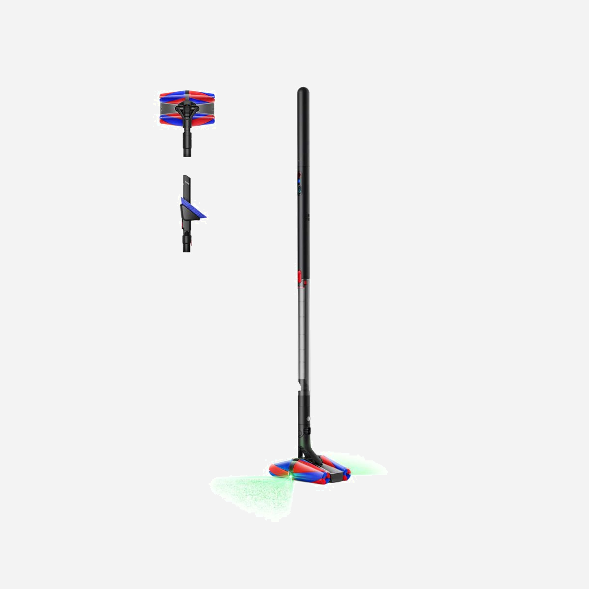 Aspirateur balai Dyson PencilVac Fluffycones sans sac 0,8L batterie Li-Ion 30min filtrage sols durs noir gris - Le Dyson PencilVac Fluffycones redéfinit l'expérience du nettoyage quotidien en combinant performance, légèreté et intelligence connectée. Conçu pour les professionnels exigeants et les environnements domestiques modernes, cet aspirateur balai sans fil offre une solution complète pour l'entretien des sols durs. Avec sa puissance d'aspiration de 55 AW et sa technologie de filtrage avancée, le PencilVac capture efficacement poussières et particules fines. Son système sans sac et son conteneur de 0,8 L garantissent une vidange hygiénique et rapide, sans contact avec la saleté. La batterie Lithium-Ion amovible assure 30 minutes d'autonomie en usage standard, suffisante pour nettoyer de grandes surfaces en une seule charge. L'ergonomie a été pensée pour un confort optimal : avec seulement 1,8 kg, l'appareil se manœuvre sans effort, même lors de sessions prolongées. L'écran LCD intégré affiche en temps réel les informations essentielles, tandis que les trois modes d'aspiration (Min, Moyen, Max) s'adaptent à chaque situation. L'éclairage LED facilite le nettoyage sous les meubles et dans les zones peu éclairées. La connectivité mobile via application permet de suivre les performances, recevoir des conseils d'entretien et optimiser l'utilisation. La base de recharge murale incluse transforme l'appareil en solution tout-en-un, toujours prête à l'emploi. Livré avec une brosse de sol spécialisée et un suceur plat, le Dyson PencilVac Fluffycones s'impose comme un investissement durable pour un nettoyage professionnel au quotidien.