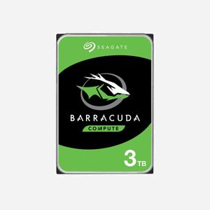 Seagate Barracuda ST3000DM007 HDD 3 To 3.5" SATA III 6 Gbit/s 5400 tr/min 256 Mo, temps de latence 6 ms, consommation 5W, vibrations 0.25G