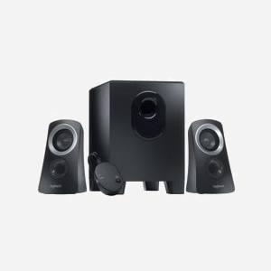 Logitech Z313 - Système Audio 2.1 PC - 25W RMS, 50W PMPO, Subwoofer 15W, Satellites 5W, 48-20000Hz, Jack 3.5mm, Télécommande filaire, Compatible Windows/macOS - Miniature 2
