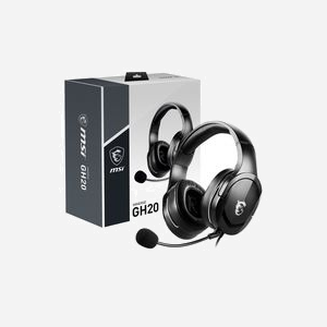 Casque Gaming MSI Immerse GH20 Filaire Arceau Supra-aural Noir, HP 20-20000Hz, Impédance 32 Ohm, Micro Boom Amovible, Câble 1.5m, Windows 10 - Miniature 5