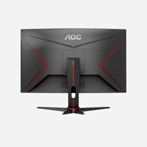 Moniteur AOC C27G2ZE/BK 27" Full HD VA 1500R 240Hz 0.5ms FreeSync Premium 300cd/m² HDMI/DP Noir/Rouge - Miniature 3