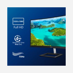 Philips E Line 322E1C/00 Moniteur LCD 31.5" (80cm) Full HD 1920x1080 VA Incurvé 1500R 4ms 250cd/m² 75Hz AMD FreeSync HDMI/DisplayPort Noir - Miniature 5