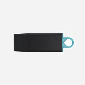 Kingston DataTraveler Exodia DTX/64GB - Clé USB 64 Go USB 3.2 Gen 1 Type-A, Boîtier Noir/Turquoise, Compatible Windows/macOS/Linux/Chrome OS - Miniature 2