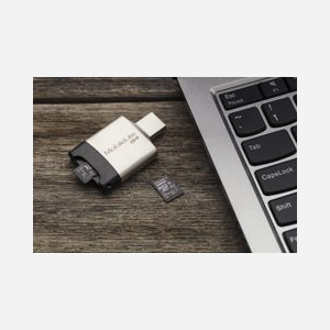 Kingston Canvas Select 64Go MicroSDXC UHS-I U1 Classe 10, lecture 80Mo/s, écriture 10Mo/s, FAT32/exFAT, résistant aux chocs et à l'eau, adaptateur SD inclus - Miniature 3