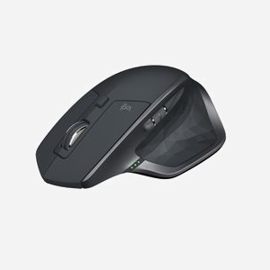 Logitech MX Master 2S Wireless Graphite - Souris Droitier Laser 4000 DPI - RF sans fil + Bluetooth 5.0 - 7 Boutons - Batterie 500 mAh - Compatible Windows/macOS/Linux