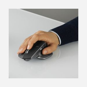 Logitech MX Master 2S Wireless Graphite - Souris Droitier Laser 4000 DPI - RF sans fil + Bluetooth 5.0 - 7 Boutons - Batterie 500 mAh - Compatible Windows/macOS/Linux - Miniature 4