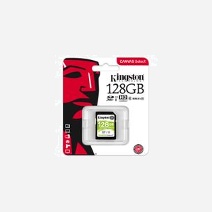 Carte SDXC Kingston Canvas Select 128GB UHS-I U1 Classe 10, Lecture 80Mo/s Écriture 10Mo/s, FAT32/exFAT, Résistante aux Chocs/Température/Eau - Miniature 3