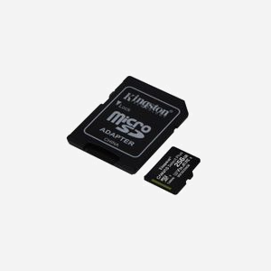Kingston microSDXC 256Go Canvas Select Plus UHS-I U3 V30 C10 100Mo/s Lecture, 85Mo/s Écriture, Compatible Android, Adaptateur SD inclus - Miniature 2