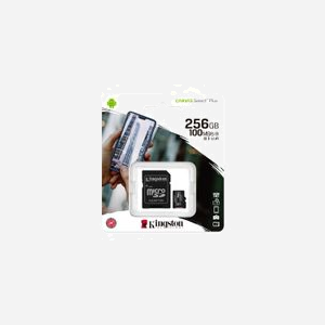 Kingston microSDXC 256Go Canvas Select Plus UHS-I U3 V30 C10 100Mo/s Lecture, 85Mo/s Écriture, Compatible Android, Adaptateur SD inclus - Miniature 5