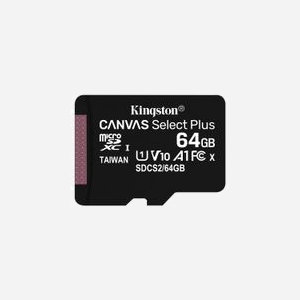 Kingston Canvas Select Plus 64 Go microSDXC UHS-I U1 V10 Classe 10, Lecture 100 Mo/s, Adaptateur SD Inclus, Résistant Chocs/Rayons X, Android - Miniature 3