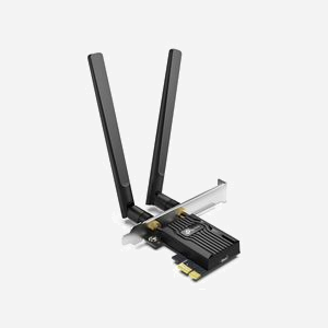 TP-Link Archer TX55E - Carte Réseau Wi-Fi 6 (802.11ax) 2402 Mbit/s, Bluetooth 5.2, PCI Express, Bi-bande 2.4/5 GHz, Sécurité WPA3, Windows 10