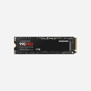 Samsung SSD 990 PRO 1To M.2 PCIe 4.0 NVMe 2.0 V-NAND MLC Lecture 7450 Mo/s Écriture 6900 Mo/s 1.5M IOPS Cache 1Go - Miniature 1