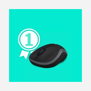 Logitech M185 Souris sans fil optique 1000 DPI RF 2.4GHz ambidextre gris - compatible Windows, macOS, Linux, ChromeOS - 1 pile AA - Récepteur USB Type-A - Miniature 2