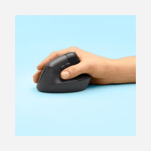 Logitech Lift Souris Ergonomique Verticale Graphite - RF sans fil + Bluetooth - 4000 DPI - 4 Boutons Programmables - Compatible Windows/macOS/Linux/ChromeOS/Android/iOS/iPadOS - Miniature 3