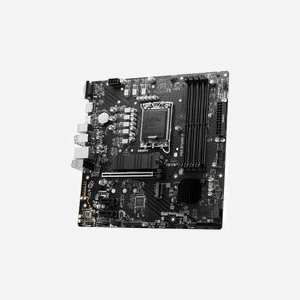 Carte mère MSI PRO B760M-P - Chipset Intel B760, Socket LGA 1700, DDR5-SDRAM jusqu'à 192GB, SATA III, RAID 0/1/5/10, Micro ATX, Realtek ALC897 7.1 - Miniature 3
