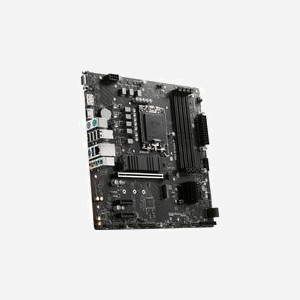Carte mère MSI PRO B760M-P - Chipset Intel B760, Socket LGA 1700, DDR5-SDRAM jusqu'à 192GB, SATA III, RAID 0/1/5/10, Micro ATX, Realtek ALC897 7.1 - Miniature 4