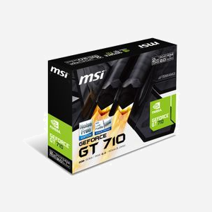 MSI GeForce GT 710 V809-2000R 2Go GDDR3, Fréquence GPU 954MHz, Sorties HDMI 1.4a/DVI-D/VGA, PCIe 2.0 x16, Refroidissement Passif, Low Profile - Miniature 5