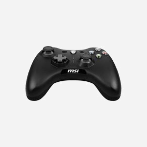 MSI Force GC30 V2 Noire - Manette de Jeu Analogique/Numérique USB 2.0/Sans Fil - PC, Android - Batterie 600 mAh - Câble 2m - Miniature 3