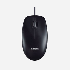 Logitech LGT-M90 Souris Optique USB 1000 DPI Ambidextre 2 Boutons Gris - Compatible Windows/macOS/Linux - Réf: 910-001793 - Miniature 5