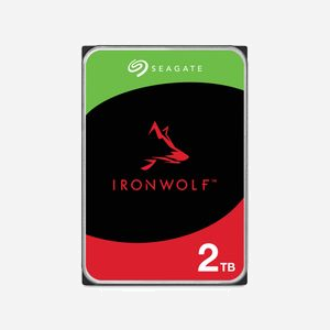 Seagate IronWolf 2To HDD 3.5" SATA III 6Gbit/s 5400tr/min 256Mo Cache, RV Sensor, Fonctionnement 24/7, MTBF 1M h, pour NAS (ST2000VN003)