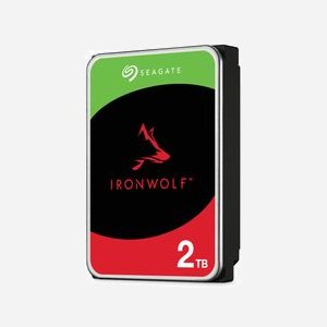 Seagate IronWolf 2To HDD 3.5" SATA III 6Gbit/s 5400tr/min 256Mo Cache, RV Sensor, Fonctionnement 24/7, MTBF 1M h, pour NAS (ST2000VN003) - Miniature 2