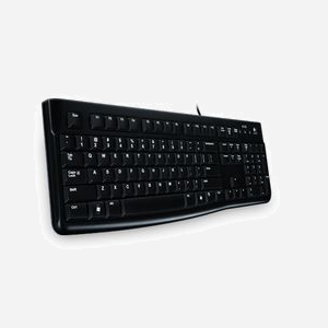 Logitech Keyboard K120 for Business - Clavier USB AZERTY Français Noir, Frappe Silencieuse, Durée de Vie 10M Frappes, Résistant aux Éclaboussures - Miniature 4