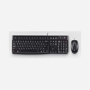 Logitech Desktop MK120 - Ensemble Clavier AZERTY Français USB et Souris Optique 1000 DPI - Compatible Windows/Linux/ChromeOS - Noir (920-002539) - Miniature 2