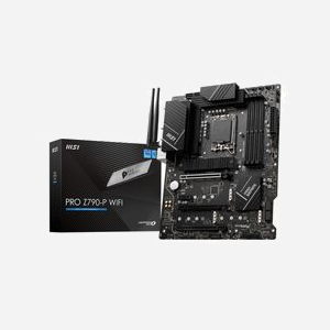 Carte mère MSI PRO Z790-P WIFI - Chipset Intel Z790, Socket LGA 1700, DDR5-SDRAM jusqu'à 128Go 7000MHz, 4xM.2, Wi-Fi 6, 2.5GbE, ATX