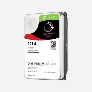 Seagate IronWolf 14To HDD NAS 3.5" SATA III 6Gbit/s 7200RPM 256Mo, Charge 180To/an, MTBF 1M heures - Réf ST14000VN0008 - Miniature 1