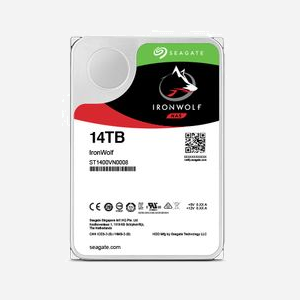 Seagate IronWolf 14To HDD NAS 3.5" SATA III 6Gbit/s 7200RPM 256Mo, Charge 180To/an, MTBF 1M heures - Réf ST14000VN0008 - Miniature 2
