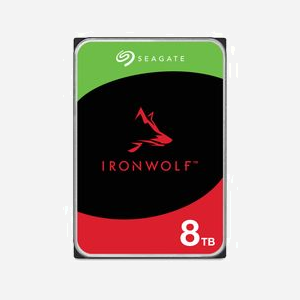 Seagate IronWolf ST8000VN004 - HDD 8To 7200 tr/min 256Mo 3.5" SATA III 6Gbit/s, pour NAS, capteurs VR, 1200000h MTBF - Miniature 1