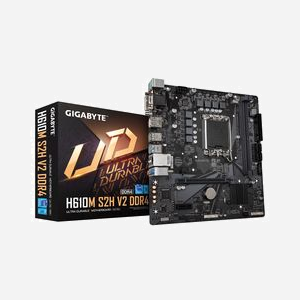 GIGABYTE H610M S2H V2 DDR4, Socket LGA 1700 Intel H610 Express, 2x DIMM DDR4 3200MHz, 1x M.2, 4x SATA III, Gigabit Ethernet, Micro ATX