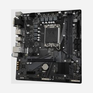 GIGABYTE H610M S2H V2 DDR4, Socket LGA 1700 Intel H610 Express, 2x DIMM DDR4 3200MHz, 1x M.2, 4x SATA III, Gigabit Ethernet, Micro ATX - Miniature 3