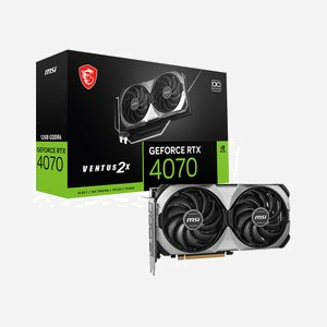 MSI GeForce RTX 4070 VENTUS 2X E1 12G OC, 12 Go GDDR6X, Fréquence 2520 MHz, PCI Express 4.0, Triple DisplayPort 1.4a, HDMI 2.1a - Miniature 5