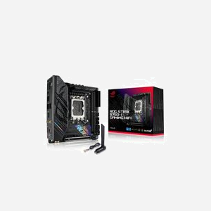 ASUS ROG STRIX B760-I GAMING WIFI - Carte mère mini ITX Intel B760, Socket LGA 1700, DDR5, Wi-Fi 6E, 2.5GbE, 2x M.2, SATA III, RAID, Windows 11/10 - Miniature 1