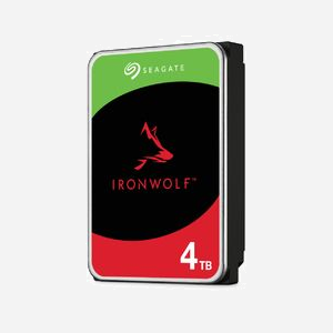 Seagate IronWolf ST4000VN006 HDD 4To 3.5" SATA III 6Gbit/s 5400RPM 256Mo Cache, pour NAS, RV Sensor, MTTF 1M heures, 180To/an - Miniature 2