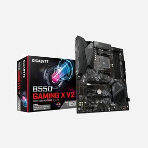 Carte mère GIGABYTE B550 Gaming X V2 AMD B550 Socket AM4 ATX, DDR4 jusqu'à 128Go 4733MHz, 2x M.2, SATA III, USB 3.2 Gen 1/Gen 2, Realtek ALC887 - Miniature 1