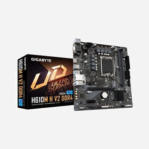 GIGABYTE H610M H V2 DDR4 - Carte mère micro ATX Intel H610 Express LGA 1700, 64 Go DDR4 3200MHz, M.2 PCIe 4.0, Gigabit Ethernet, Windows 11