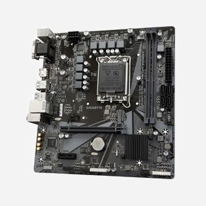 GIGABYTE H610M H V2 DDR4 - Carte mère micro ATX Intel H610 Express LGA 1700, 64 Go DDR4 3200MHz, M.2 PCIe 4.0, Gigabit Ethernet, Windows 11 - Miniature 4