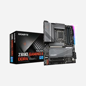GIGABYTE Z690 GAMING X DDR4 (rev. 1.0) Carte mère ATX - Intel Z690, Socket LGA 1700, DDR4, 128Go max, M.2, SATA III, 2.5GbE, CrossFireX - Miniature 1