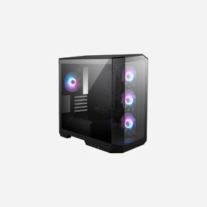 MSI MAG PANO M100R PZ Micro Tower Noir - Micro ATX/ITX, 1x3.5", 1x2.5", 5 slots d'extension, 7 ventilateurs 120mm, Radiateurs 120/140/240/360mm - Miniature 1