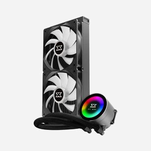 Xigmatek FROZR-O 240 : Refroidisseur liquide CPU, 2 ventilateurs 12cm, 1800-2500 tr/min, 28dB, 60 CFM, sockets Intel/AMD, éclairage LED RGB