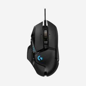 Logitech G502 HERO Souris Gaming Filaire USB Type-A, Capteur Optique HERO 25K, 11 Boutons Programmables, LIGHTSYNC RGB, 25600 DPI, 1000Hz, Noir - Miniature 1