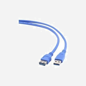 Câble Gembird CCP-USB3-AMAF-10 USB 3.2 Gen 1 (3.1 Gen 1) A Mâle/Femelle 3m Bleu - Connecteurs USB A M/F