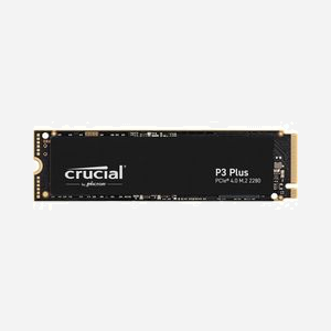 Crucial P3 Plus 500 Go SSD M.2 PCIe 4.0 NVMe 3D NAND - Lecture 4700 Mo/s, Ecriture 1900 Mo/s - Classe TBW 110 - CT500P3PSSD8